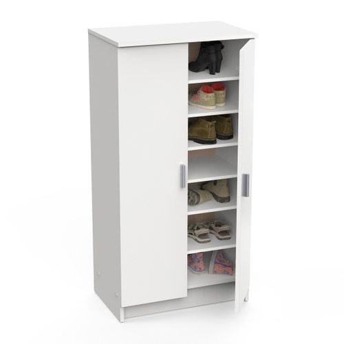 Armoire à Chaussures 2 Portes H108,4 Cm