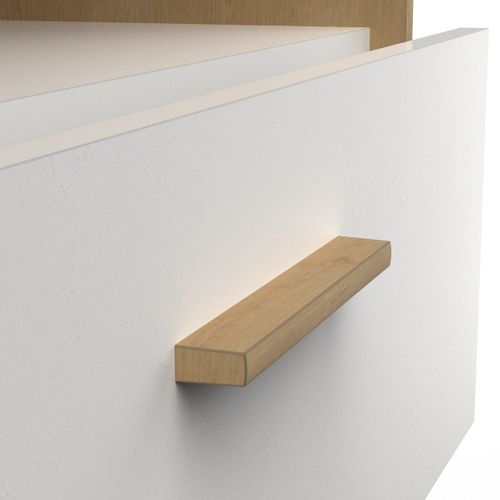 Commode Enfant 2 Tiroirs Et Une Niche "naili" - Blanc