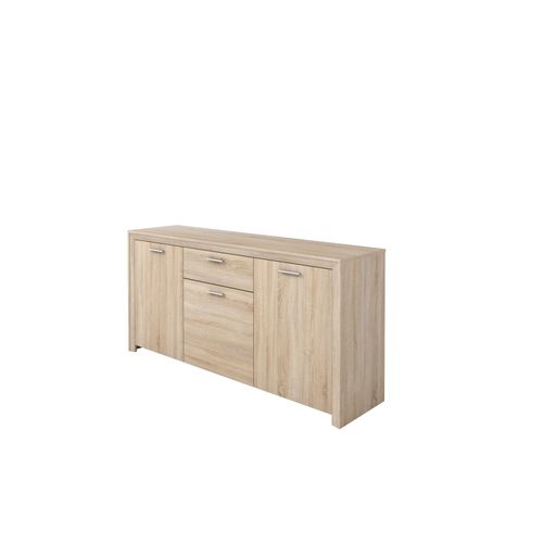 Armoire 3 Portes Et 2 Tiroirs - L119,4 Cm