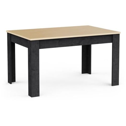 Table à Manger Fixe - Kent - Chêne De Fil Et Sidewalk - Rectangulaire - 4 à 6 Personnes