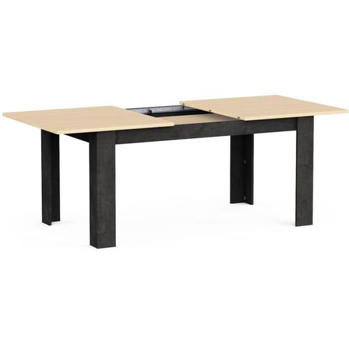 Table à Manger Extensible - Kent - Chene De Fil / Sidewalk - Rectangulaire - 6 à 8 Personnes