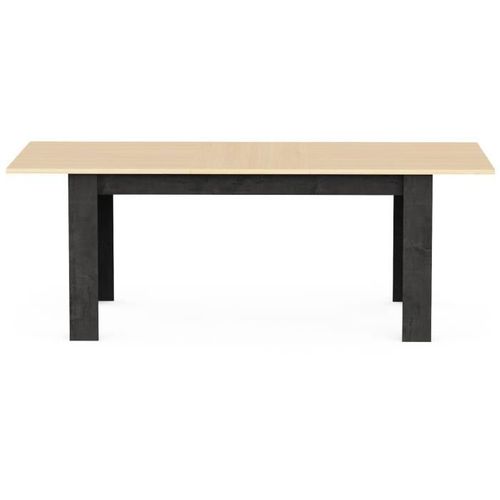 Table à Manger Extensible - Kent - Chene De Fil / Sidewalk - Rectangulaire - 6 à 8 Personnes