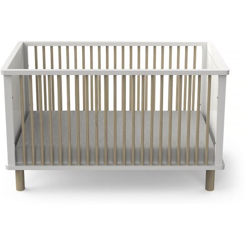Lit Bébé Évolutif En Bois " Ochna " - 70 X 140 Cm - Blanc