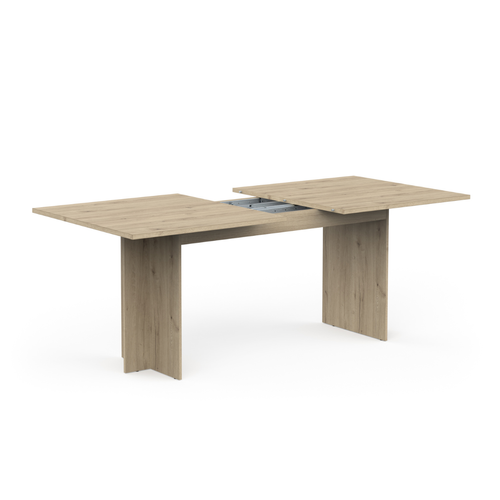 Table Extensible De 165,6 à 200 Cm Décor Chêne Royal Foncé