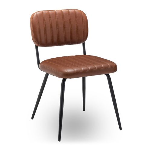 Lot De 2 Chaises De Séjour Marron L56 Cm