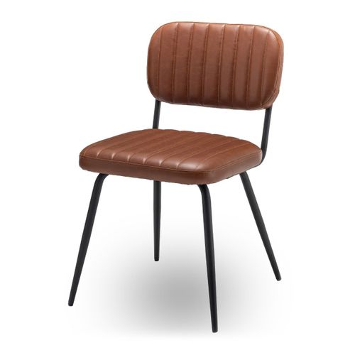 Lot De 2 Chaises De Séjour Marron L56 Cm