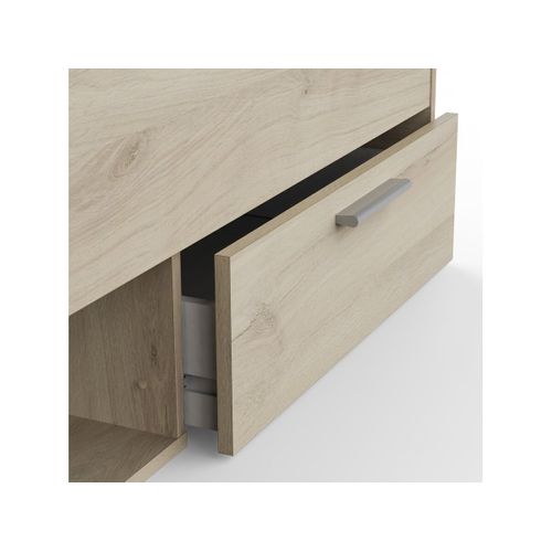 Lit Double En Bois "michigan" - 160 X 200 Cm - Marron