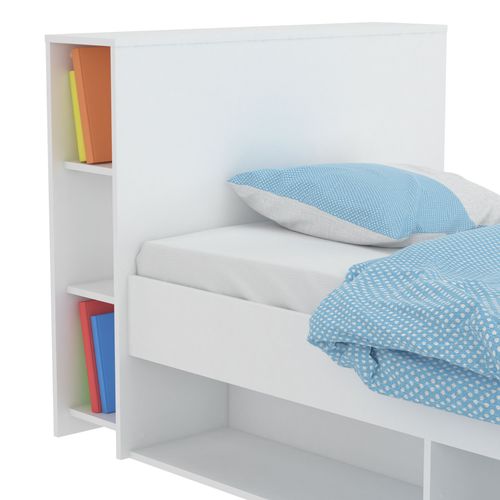 Lit 90x190/200 cm ORPHEE blanc