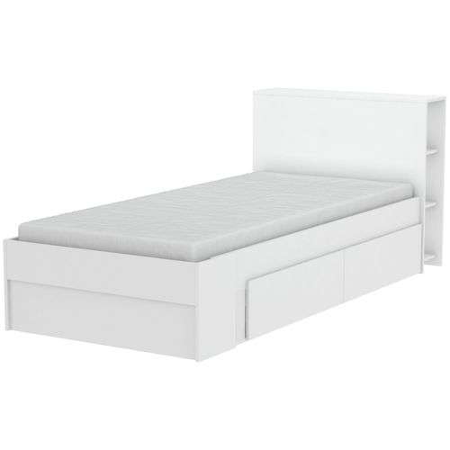 Lit 90x190/200 cm ORPHEE blanc