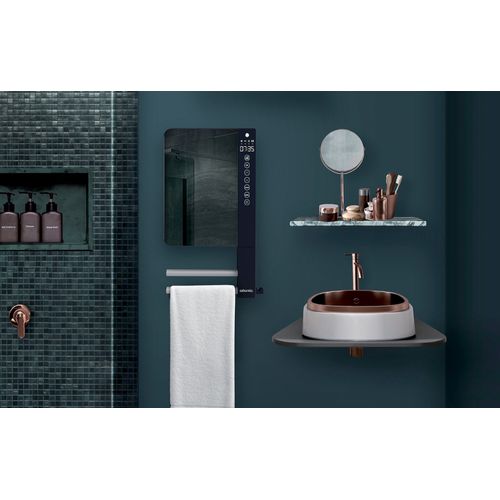 Radiateur Sèche-serviettes Électrique 1800w Telia Soufflant Blanc - Atlantic - 720109