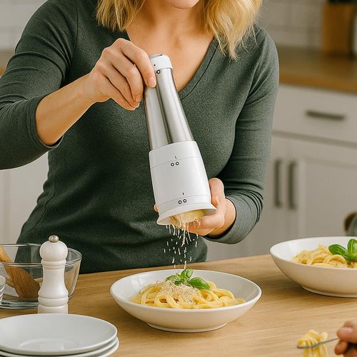 Toorrow's Kitchen 4655460 Râpe à Froage Avec Bac Récupérateur