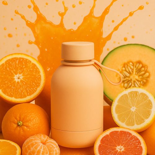 Bouteille Isotherme Céramique Blush Mimosa 35 Cl En Inox