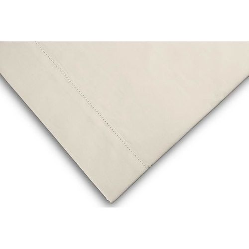 Drap Plat Camille Coton Percale 180x290 Cm Ecru