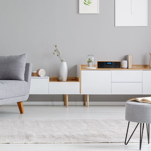 Micro-chaîne Stéréo Effet Bois