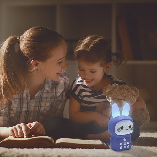 Veilleuse Lapin Moka Avec Bruits Blancs - Violet - 477508