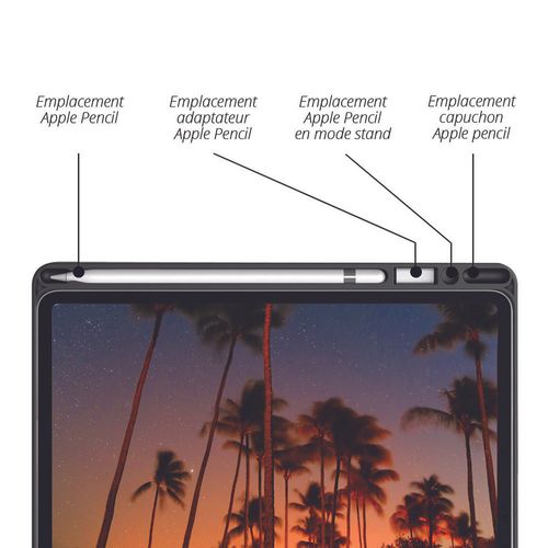 Etui Folio Office Pour iPad Pro 12.9 2020 - Gris