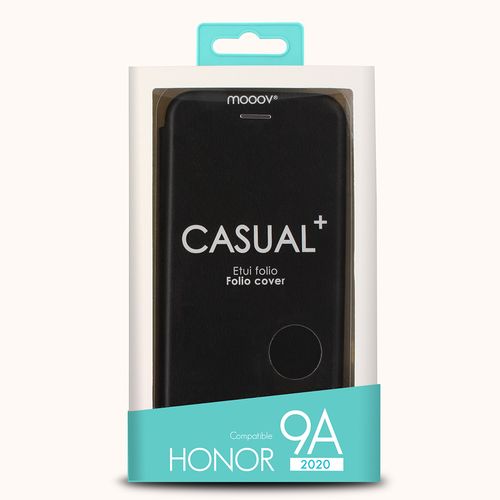 Etui Folio Clam Pour Honor 9a 2020 - Noir
