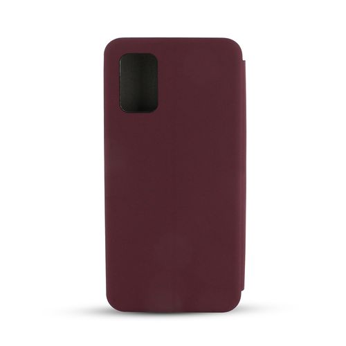 Etui Folio Soft Touch Pour Samsung A02s - Bordeaux