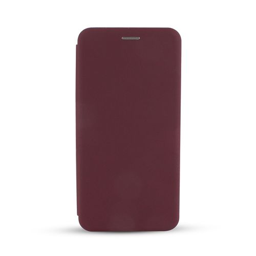 Etui Folio Soft Touch Pour Samsung A02s - Bordeaux