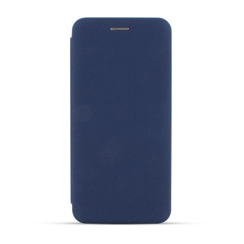 Etui Folio Soft Touch Pour Samsung A12 - Bleu