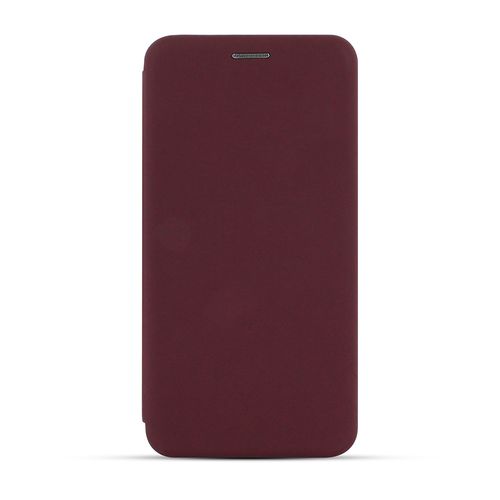 Etui Folio Soft Touch Pour Samsung A12 - Bordeaux