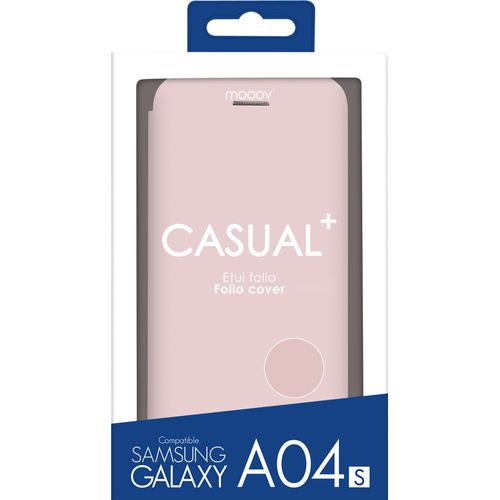 Etui Folio Soft Touch Pour Samsung A04s / A13 5g - Rose