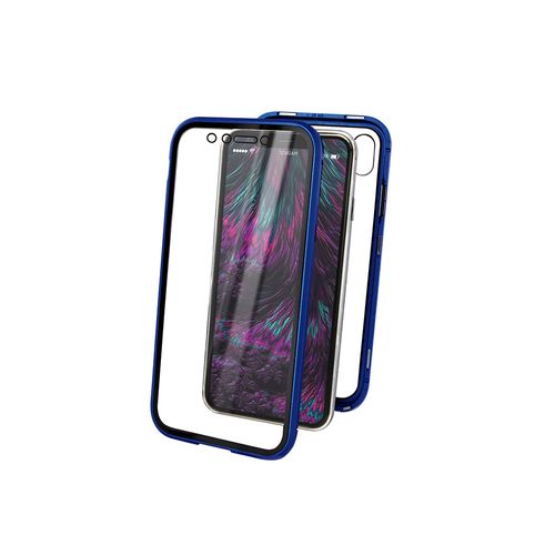 Coque Rigide Ultimate 360° Magnétique Pour iPhone Xr - Bleue
