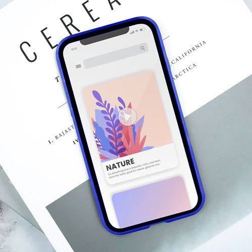 Coque Rigide Ultimate 360° Magnétique Pour iPhone Xr - Bleue