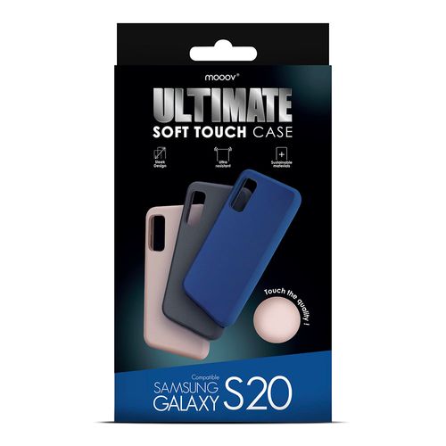 Coque Semi-rigide Ultimate Soft Touch Pour Samsung S20 - Nude