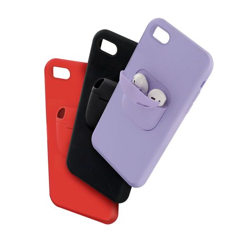 Coque Semi-rigide Ultimate Soft Touch 2-en-1 Pour iPhone 7/8/se 2020 - Noire