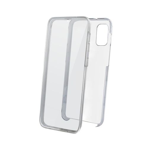 Coque Semi-rigide 360° Pour Samsung A41 - Transparente / Grise