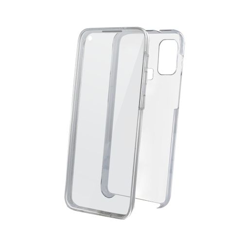 Coque Semi-rigide 360° Pour Samsung A21s - Transparente / Grise
