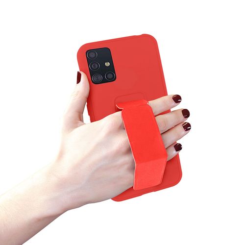 Coque Semi-rigide Magnétique Avec Support Pour Samsung A51 - Rouge