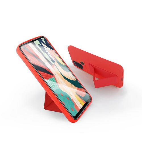 Coque Semi-rigide Magnétique Avec Support Pour Samsung A51 - Rouge