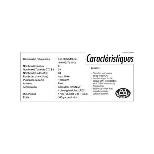 Txms770  Coffret De 2 Talkies Walkies Stabo Set Freecomm 700