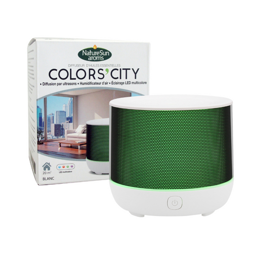 Diffuseur D'huiles Essentielles Color's City Blanc Natur'sun Aroms
