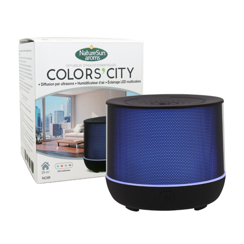 Diffuseur D'huiles Essentielles Color's City Noir Natur'sun Aroms