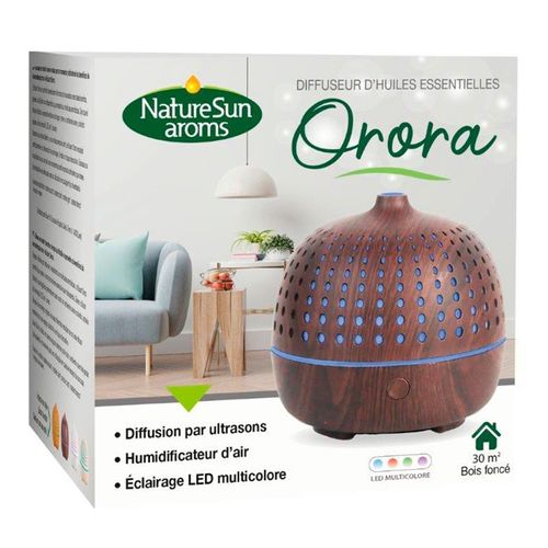 Diffuseur D'huiles Essentielles Orora Bois Foncé Natur'sun Aroms