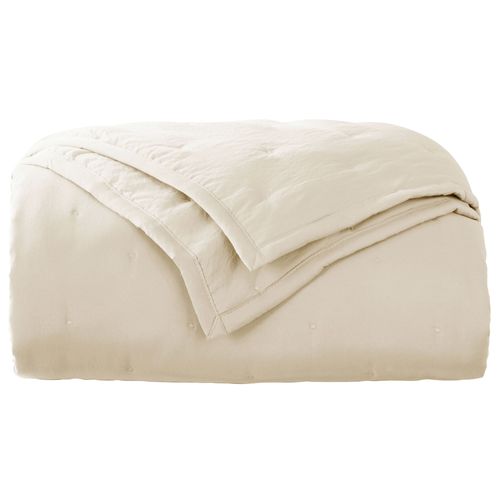 Plaid 150x200 Blanc Écru En Polyester