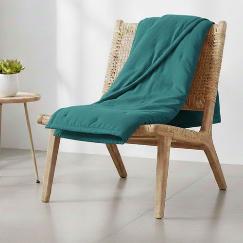 Jeté De Lit 180x240 Vert Émeraude En Polyester