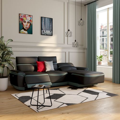 Toile 50x70 cm PORTRAIT FEMME Lario noir