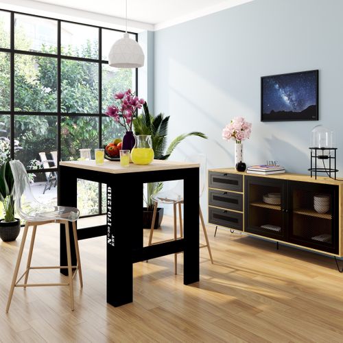 Toile 50x70 cm VOIE LACTEE Lario noir