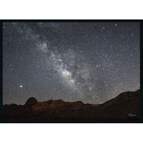 Toile 50x70 cm VOIE LACTEE Lario noir