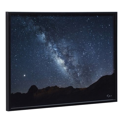 Toile 50x70 cm VOIE LACTEE Lario noir