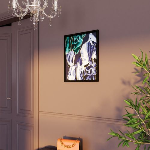 Toile 40x50 cm IRIS Lario noir