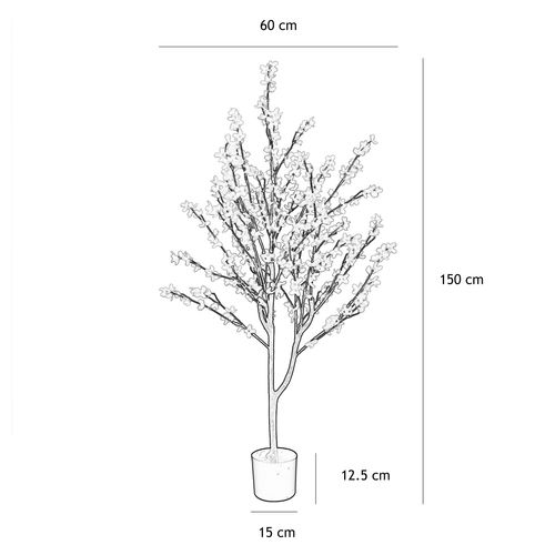Forsythia Artificiel Jaune 150cm