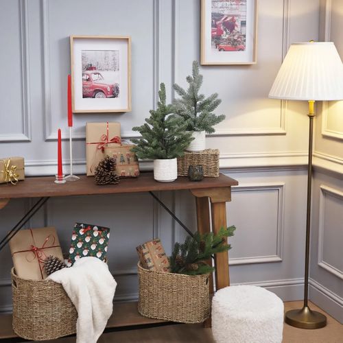 Sapin De Noel Artificiel Pot Ciment 45cm