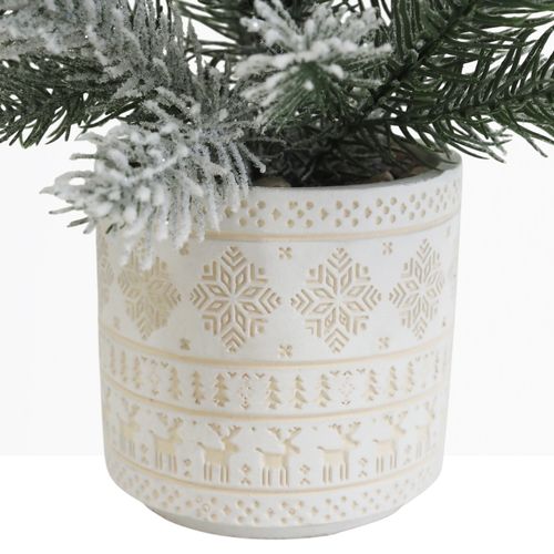 Sapin De Noel Artificiel Pot Ciment 45cm