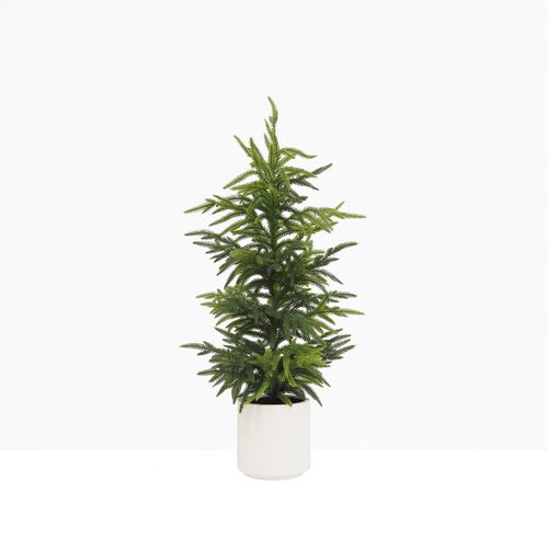 Sapin De Noel Artificiel Pot Blanc 80cm
