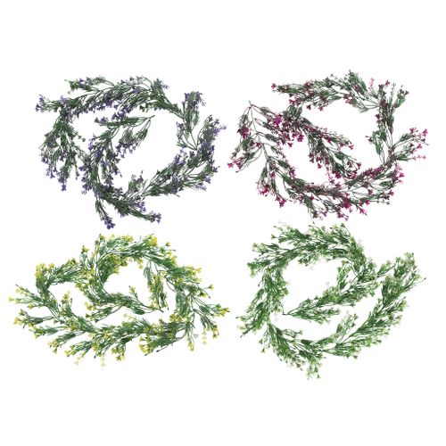 Guirlande feuillage plastique  Vert